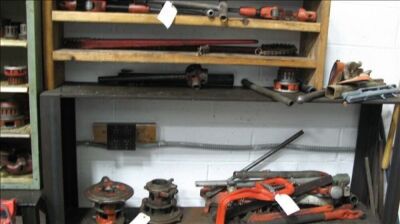 Lot- Asst Rigid Pipe Threading tooling *** PLEASE NOTE: This lot is offered subject to bulk bid offer on lot 118 - 2