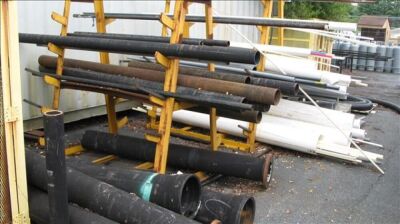 Lot--outside inventory of cast iron and pvc plumbing parts *** PLEASE NOTE: This lot is offered subject to bulk bid offer on lot 118 - 6