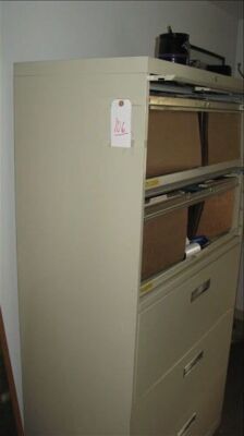 1--5 drawer metal lateral file cabinet *** PLEASE NOTE: This lot is offered subject to bulk bid offer on lot 118 - 2